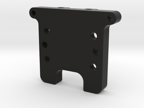 GF5 Rear Bulkhead in Black Natural Versatile Plastic