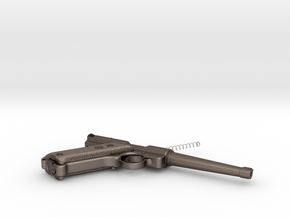 Rugger gun in Polished Bronzed Silver Steel