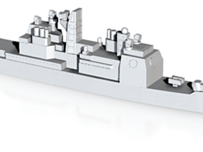 USS Ticonderoga (CG-47), 1/3000 in Tan Fine Detail Plastic