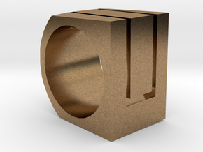 Square Ring  in Natural Brass: 5.5 / 50.25