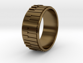 Piano Ring - US Size 10 in Polished Bronze