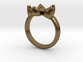 Kanzashi Ring in Natural Bronze: 4 / 46.5