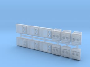 SP Rebuild Pack Flat Back (HO - 1:87)(6X) in Tan Fine Detail Plastic