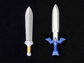 Toon Sword Pack in Smooth Fine Detail Plastic