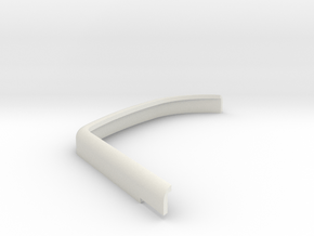 DeAgostini Hummer H1 Front wing mudguard front lef in White Natural Versatile Plastic