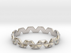 Trigonal Ring (size 4-13) in Platinum: 4 / 46.5
