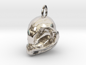 My Little Pony Skull! (Necklace charm) in Platinum