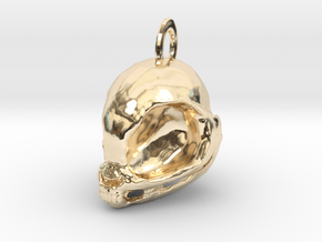 My Little Pony Skull! (Necklace charm) in 14k Gold Plated Brass