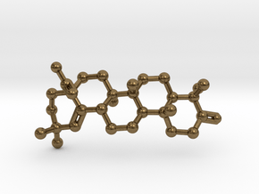 Moronic Acid Keychain / Pendant in Natural Bronze