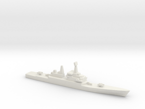 USS CGN-38 Virginia, 1/3000 in White Natural Versatile Plastic