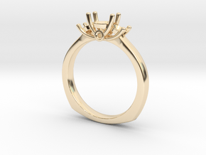 Ring For women in 14K Yellow Gold: Small