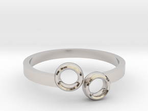 Double Circle Ring in Platinum: 5.5 / 50.25