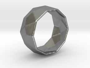 Octagonal Ring in Natural Silver: 8 / 56.75