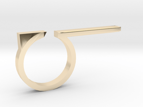 Long Ring in 14K Yellow Gold: 8 / 56.75
