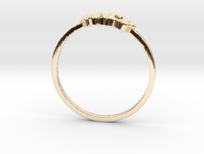 Crystallized Ring (all size 4-13) in 14k Gold Plated Brass: 4 / 46.5