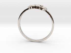 Crystallized Ring (all size 4-13) in Rhodium Plated Brass: 4 / 46.5