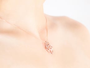 HEART TO HEART Heartinator, Pendant in 14k Rose Gold Plated Brass