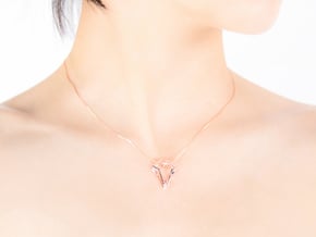 HEART TO HEART Luc, Pendant in 14k Rose Gold Plated Brass