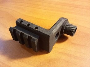 CZ 75 P-07 Duty Muzzle Adapter in Black Natural Versatile Plastic