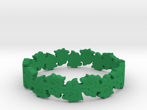 Nurture Ring (size 4-13) in Green Processed Versatile Plastic: 4 / 46.5