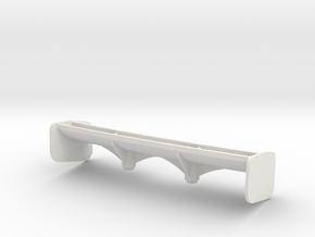 Aileron Mc Laren 12C moyen appui Aéro in White Natural Versatile Plastic