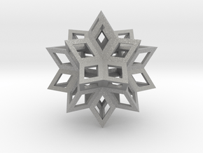 Rhombic Hexecontahedron (Precious Metals) 1.4 in Aluminum