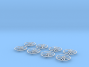 200-H0138: 8 Hamilton Propellers 1:200 in Smooth Fine Detail Plastic