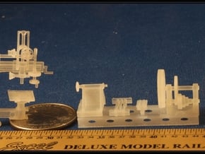 Large Metal Working Machines in HO Scale in Smooth Fine Detail Plastic