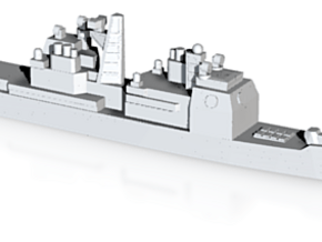 Ticonderoga-class Cruiser (w/ VLS), 1/3000 in Tan Fine Detail Plastic