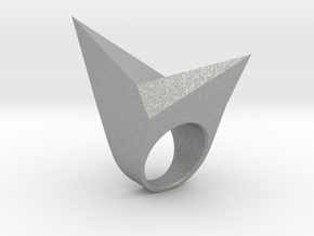 Lowpoly Ring in Aluminum