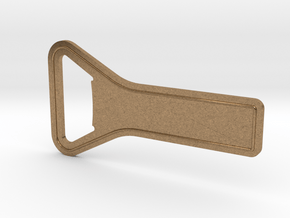 Quick Prying Bottle Opener in Natural Brass