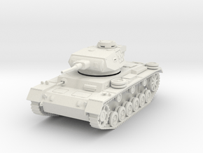 PV163 Pzkw IIIJ Medium Tank (1/48) in White Natural Versatile Plastic