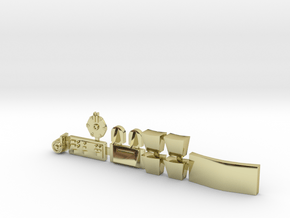 Greeblies for studio scale Y-Wing in 18k Gold