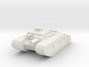 Infantry Support Tank in White Natural Versatile Plastic