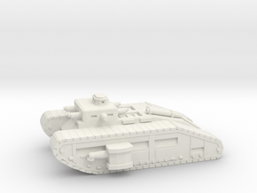 Infantry Flame Tank in White Natural Versatile Plastic