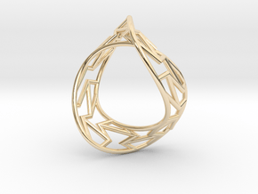 Infinity Frame Ring in 14K Yellow Gold