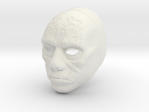 Harry Potter Death eater mask version #5 in White Natural Versatile Plastic