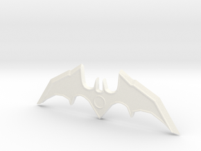 Batarang in White Processed Versatile Plastic
