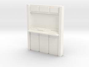 Console Wall Input Unit in White Processed Versatile Plastic