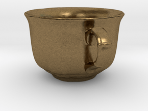 Tea Mug in Natural Bronze: Small