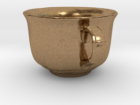 Tea Mug in Natural Brass: Small