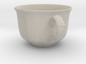 Tea Mug in Natural Sandstone: Small