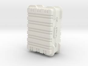 Printle Thing Suitcase 01 - 1/24 in White Natural Versatile Plastic