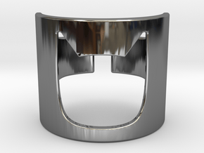 BATMAN Ring 190mm in Fine Detail Polished Silver