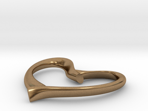 Valentine's Day in Natural Brass: Large