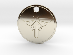 Firefly Pendant S (The Last of Us) in 14k White Gold