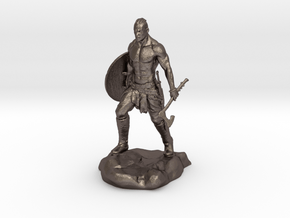 Viking For Print 25sm in Polished Bronzed Silver Steel