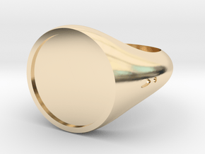 Ring Chevaliere size 12 US in 14K Yellow Gold