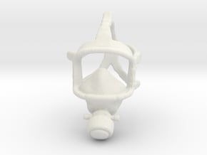 Printle Thing Gasmask - 1/24 in White Natural Versatile Plastic