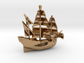 Galleon Small (Nov 1) in Polished Brass